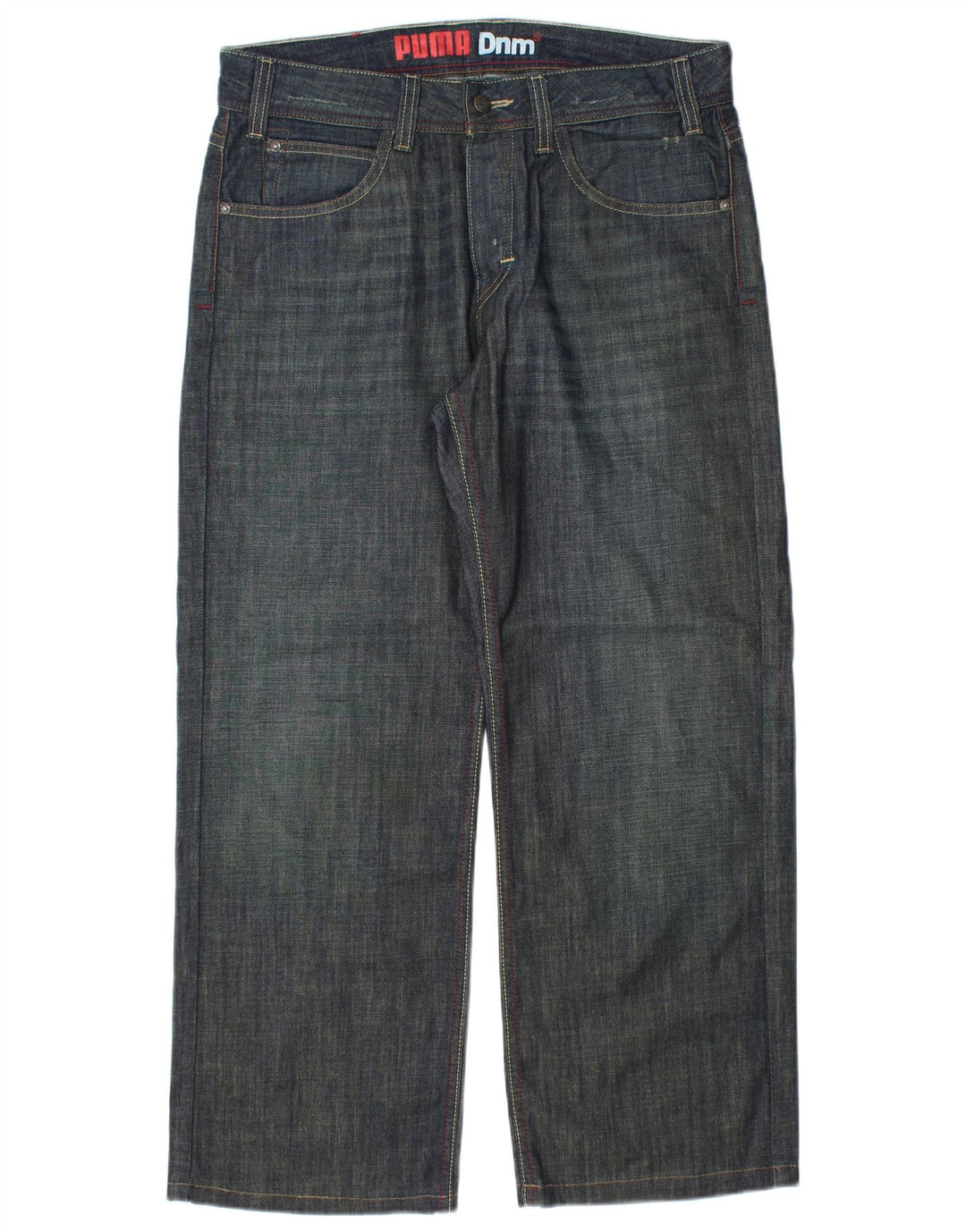 Jeans dritti da uomo Puma W32 L28 cotone blu navy