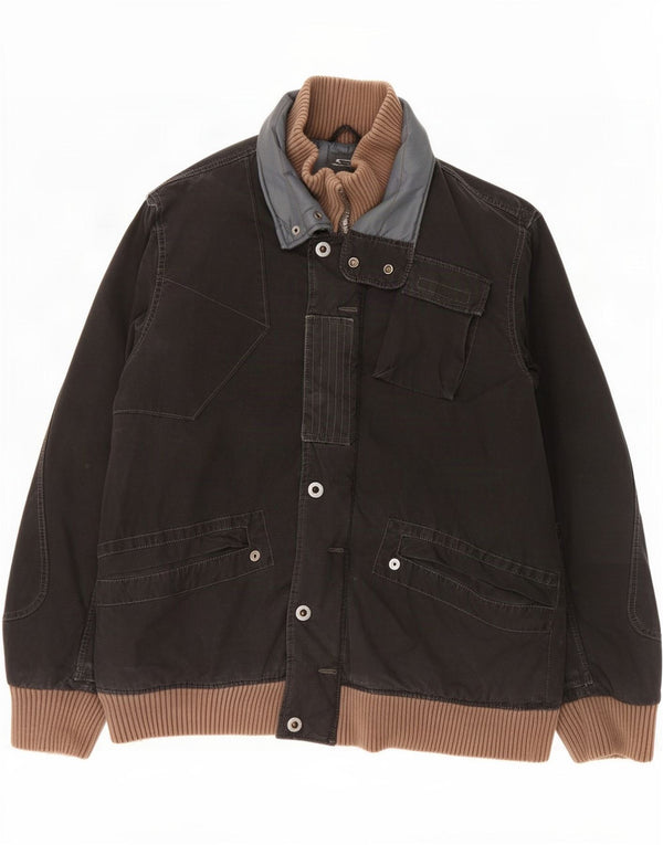 Giacca utility da uomo G-Star UK 44 2XL Cotone color block nero