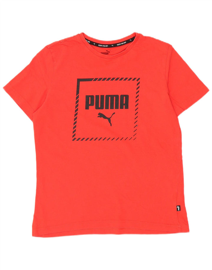 Maglietta grafica Puma da bambino 13-14 anni Rossa