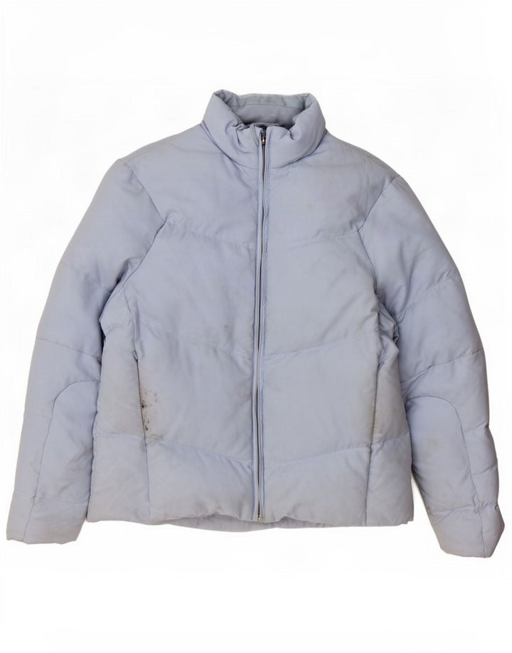 Crew Clothing Giacca imbottita da donna UK 12 Poliestere blu medio