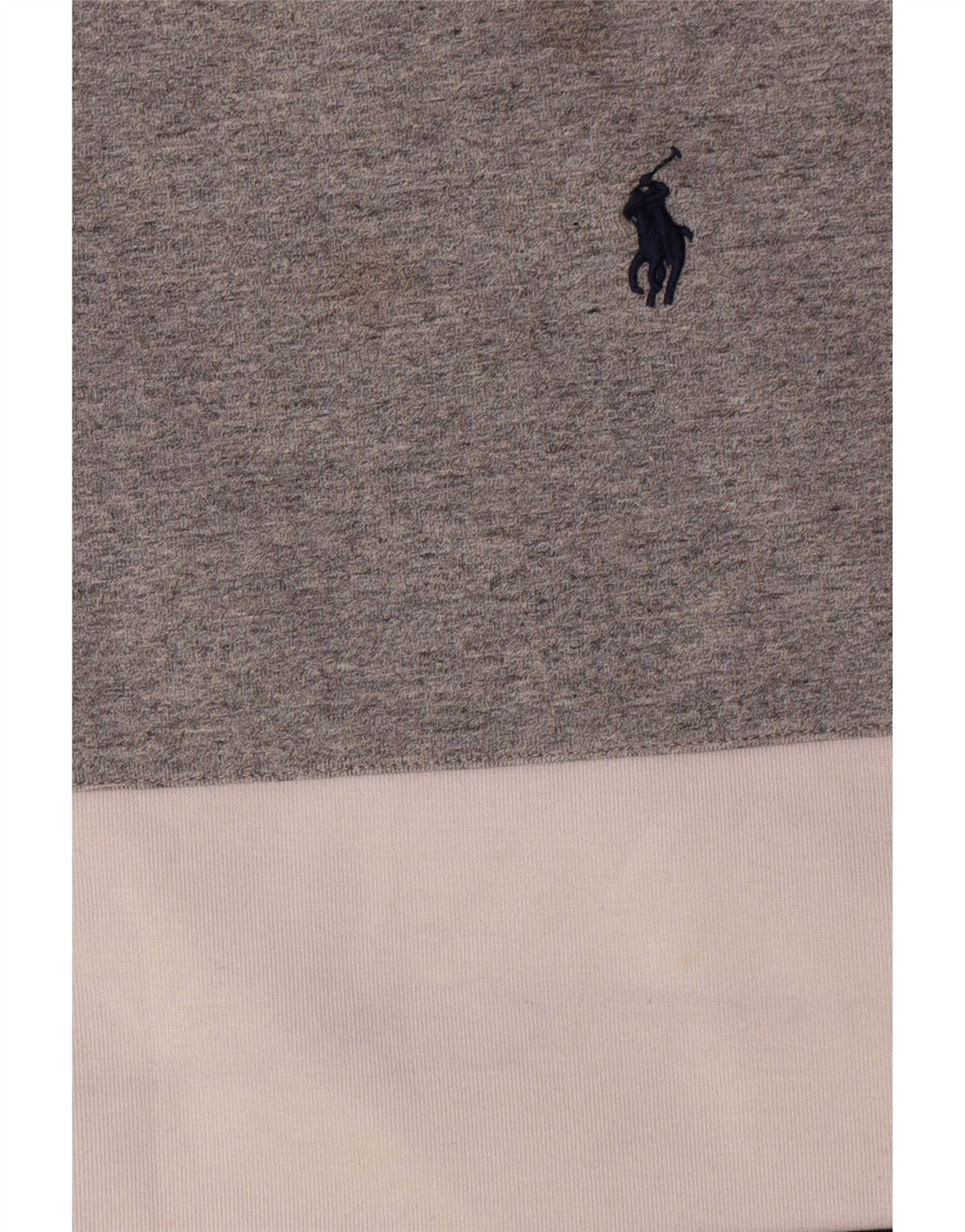 Polo Ralph Lauren Felpa da uomo Maglione grande Poliestere color block grigio