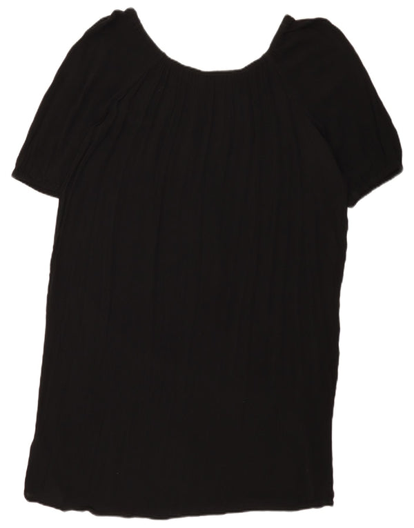 Abito a trapezio da donna Marks & Spencer UK 14 grande in viscosa nera