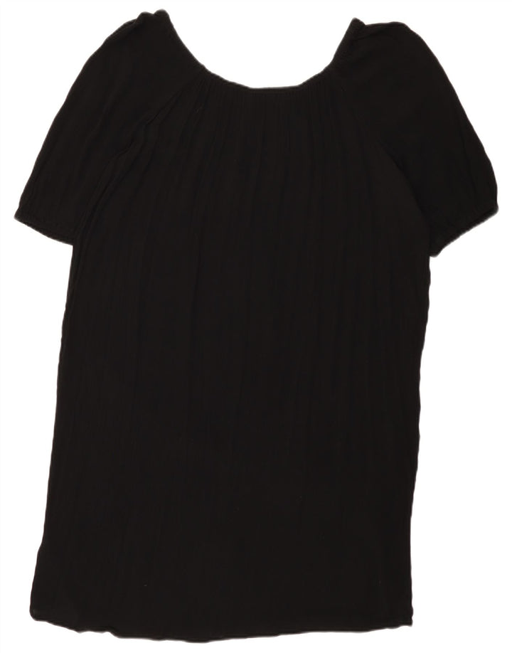 Abito a trapezio da donna Marks & Spencer UK 14 grande in viscosa nera