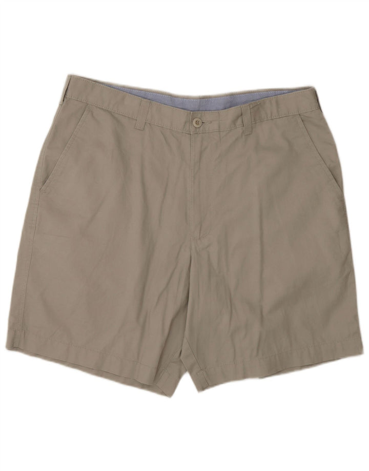 Pantaloncini chino da uomo Marks & Spencer blu Harbour W36 grandi cotone grigio