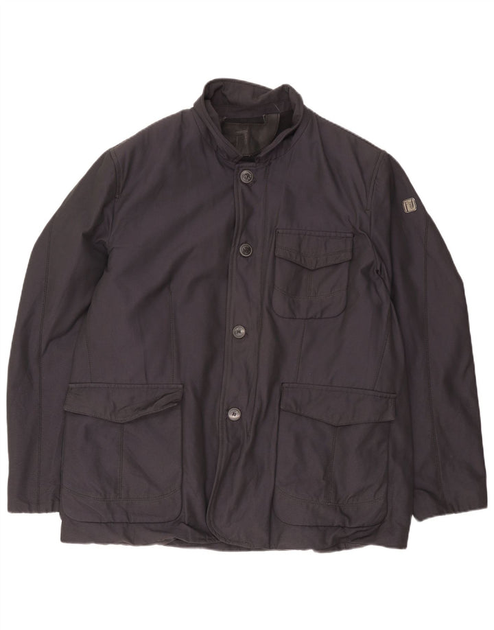 Giacca Utility Uomo Trussardi IT 58 4XL Poliestere Blu Navy