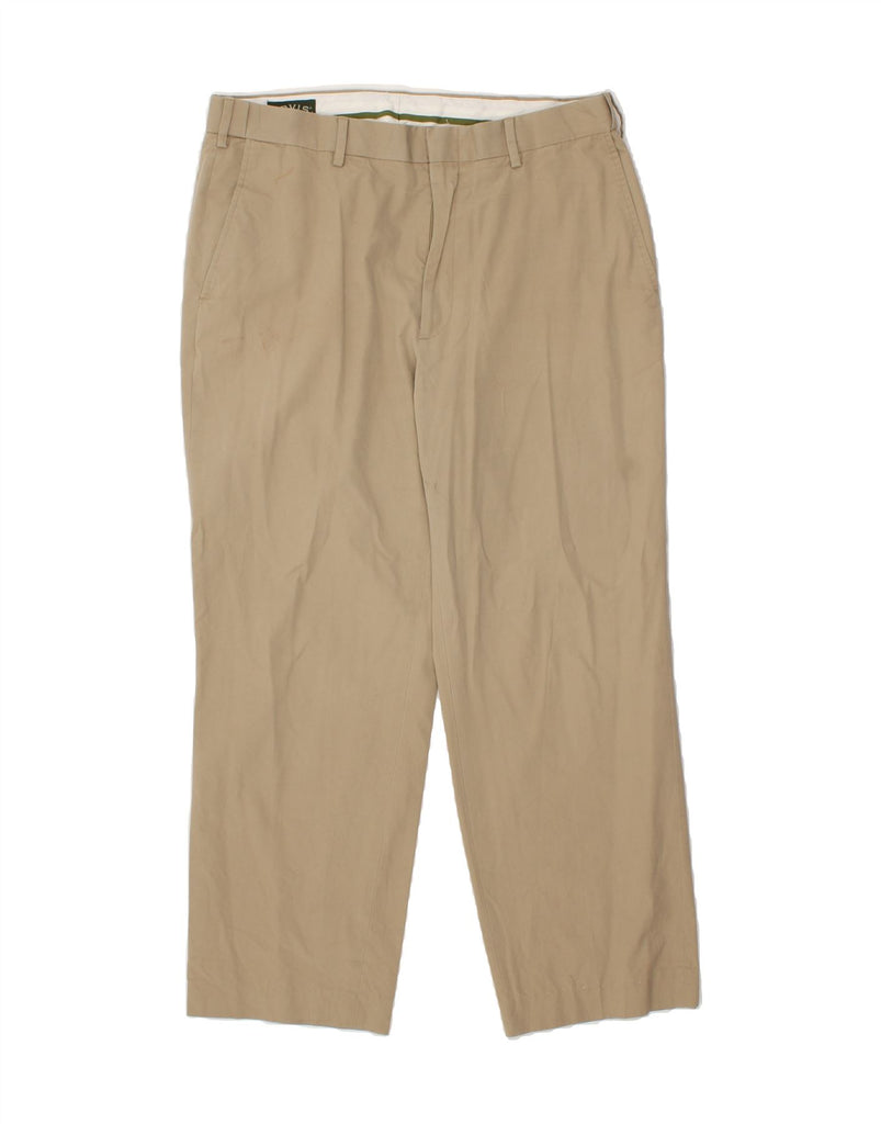 ORVIS Mens Straight Chino Trousers W36 L39  Beige Cotton Vintage Orvis and Second-Hand Orvis from Messina Hembry 