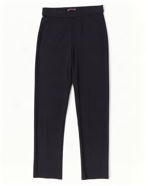 Pantaloni casual da donna Marks & Spencer UK 12 medi W30 L30 Blu navy