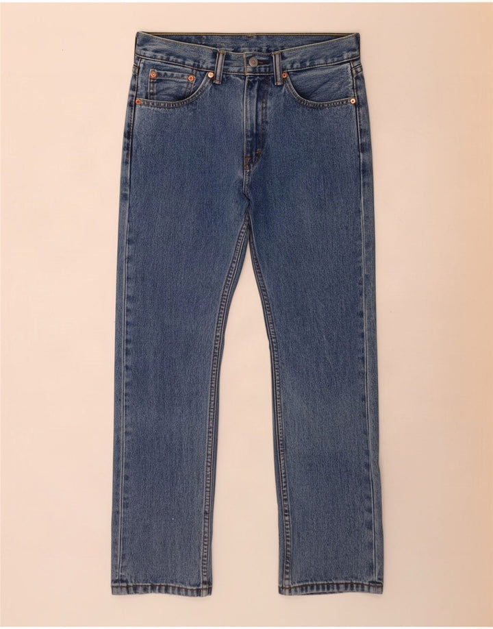 Levi's Uomo 505 Jeans dritti W29 L30 Cotone Blu