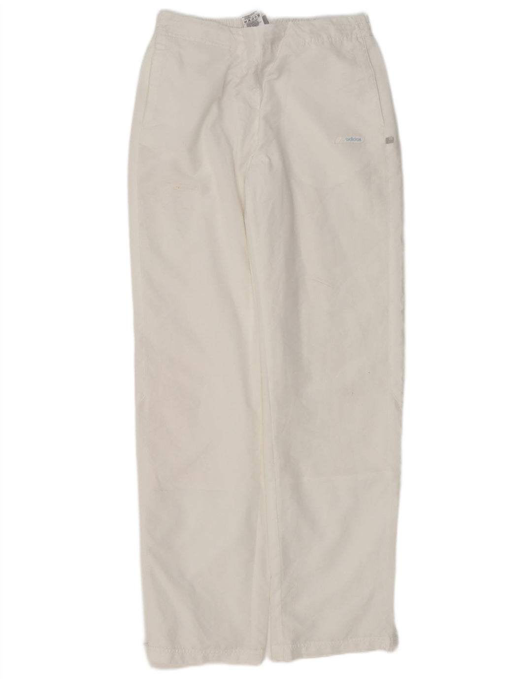 Pantaloni da tuta da donna Adidas UK 14 Large Bianco Poliestere
