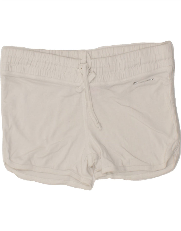 CHAMPION Womens Heritage Fit Sport Shorts UK 12 Medium  White Vintage Champion and Second-Hand Champion from Messina Hembry 