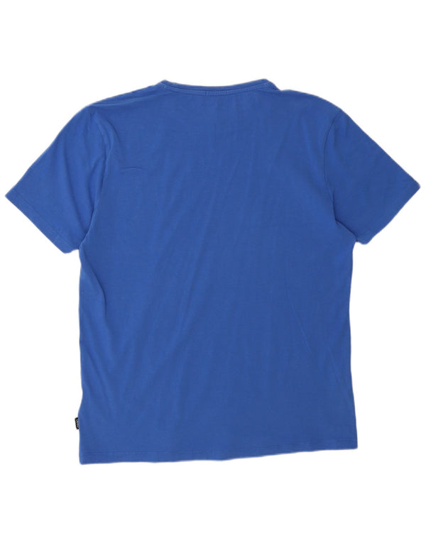 T-shirt grafica da donna Liu Jo Top UK 18 XL cotone blu