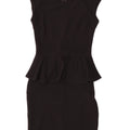 Abito peplo da donna Lipsy UK 8 piccolo poliestere nero