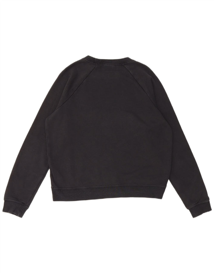 Felpa oversize da donna Nike UK 10 piccola in cotone nero