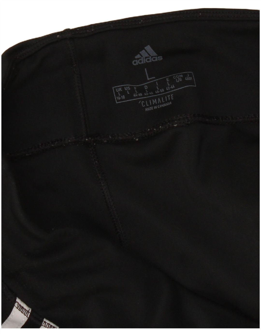 Leggings Adidas Climalite da donna UK 16/18 grande nero