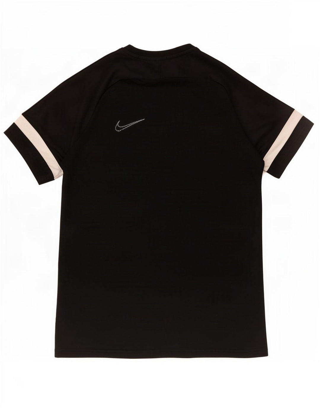 T-shirt Nike da uomo Dri Fit, top in poliestere color block medio nero