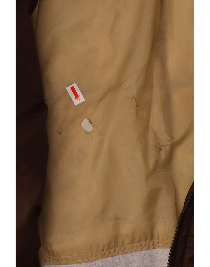 Giacca imbottita da donna ESPRIT UK 16 grande nylon marrone