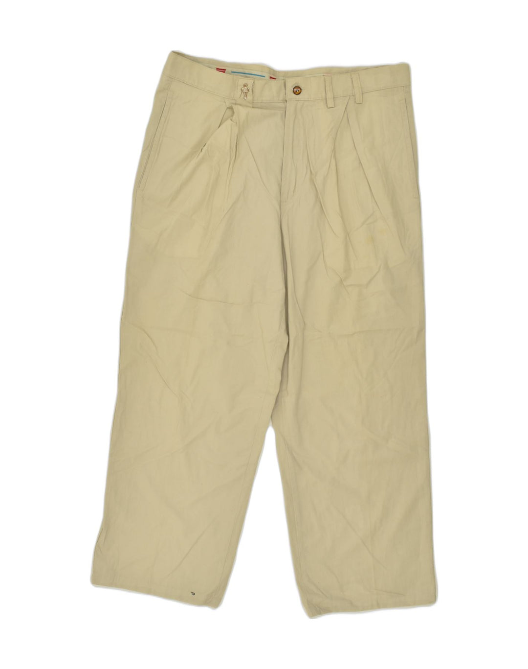 CARRERA Mens Pegged Chino Trousers W38 L28  Beige Cotton | Vintage Carrera | Thrift | Second-Hand Carrera | Used Clothing | Messina Hembry 