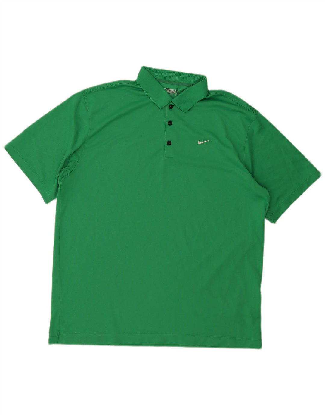Polo NIKE da uomo Dri Fit XL verde poliestere