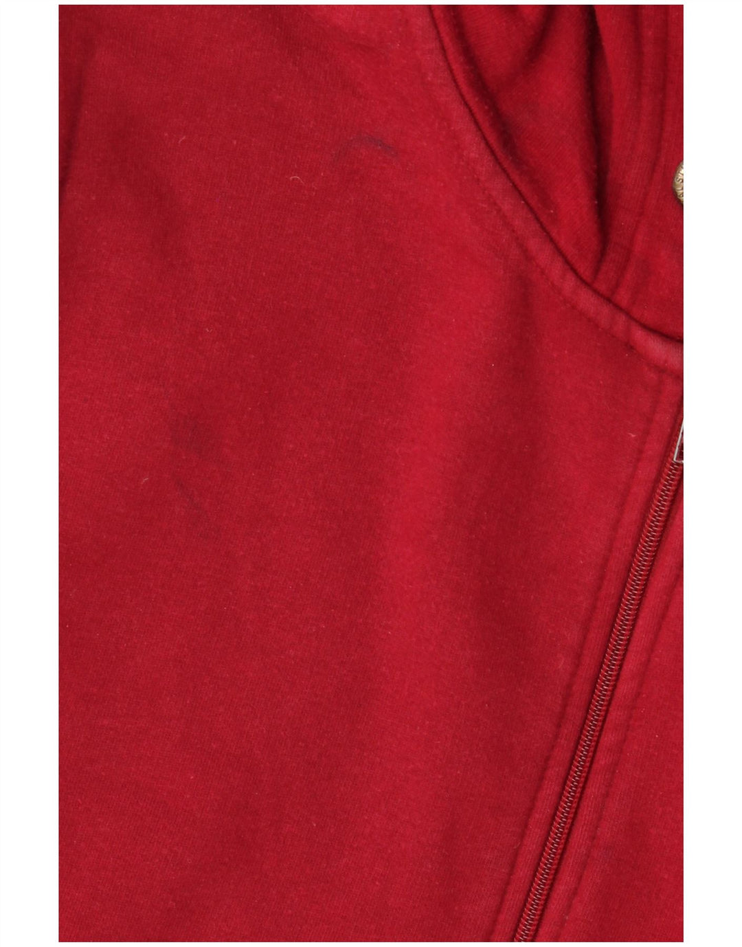 Felpa con cappuccio e zip Zara da uomo grande rossa