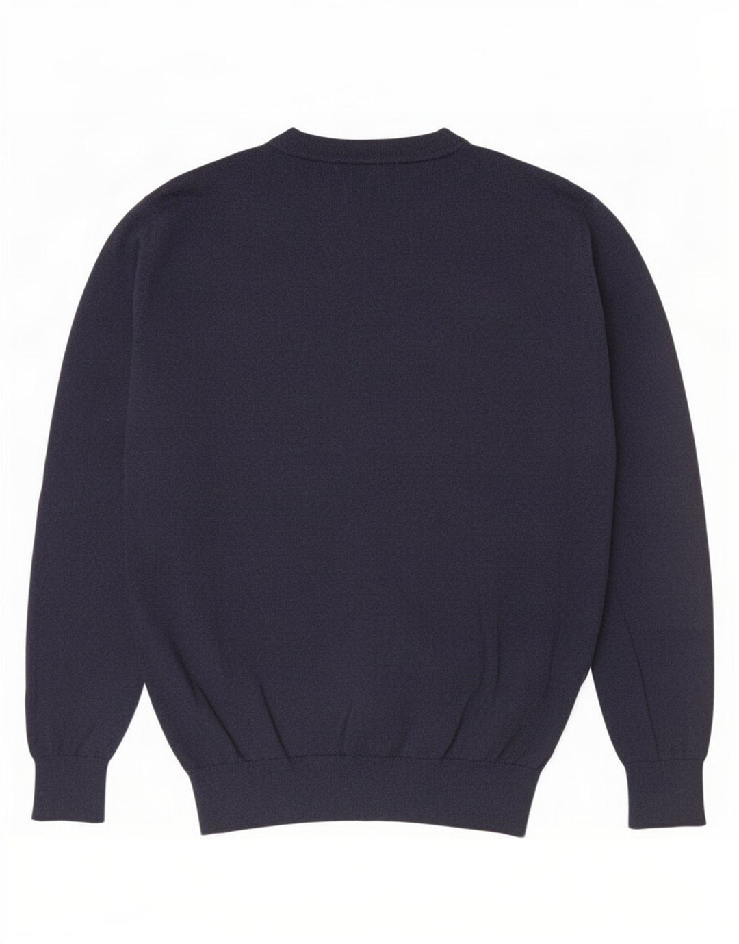 Maglione maglione da uomo con scollo a V Massimo Dutti blu navy medio