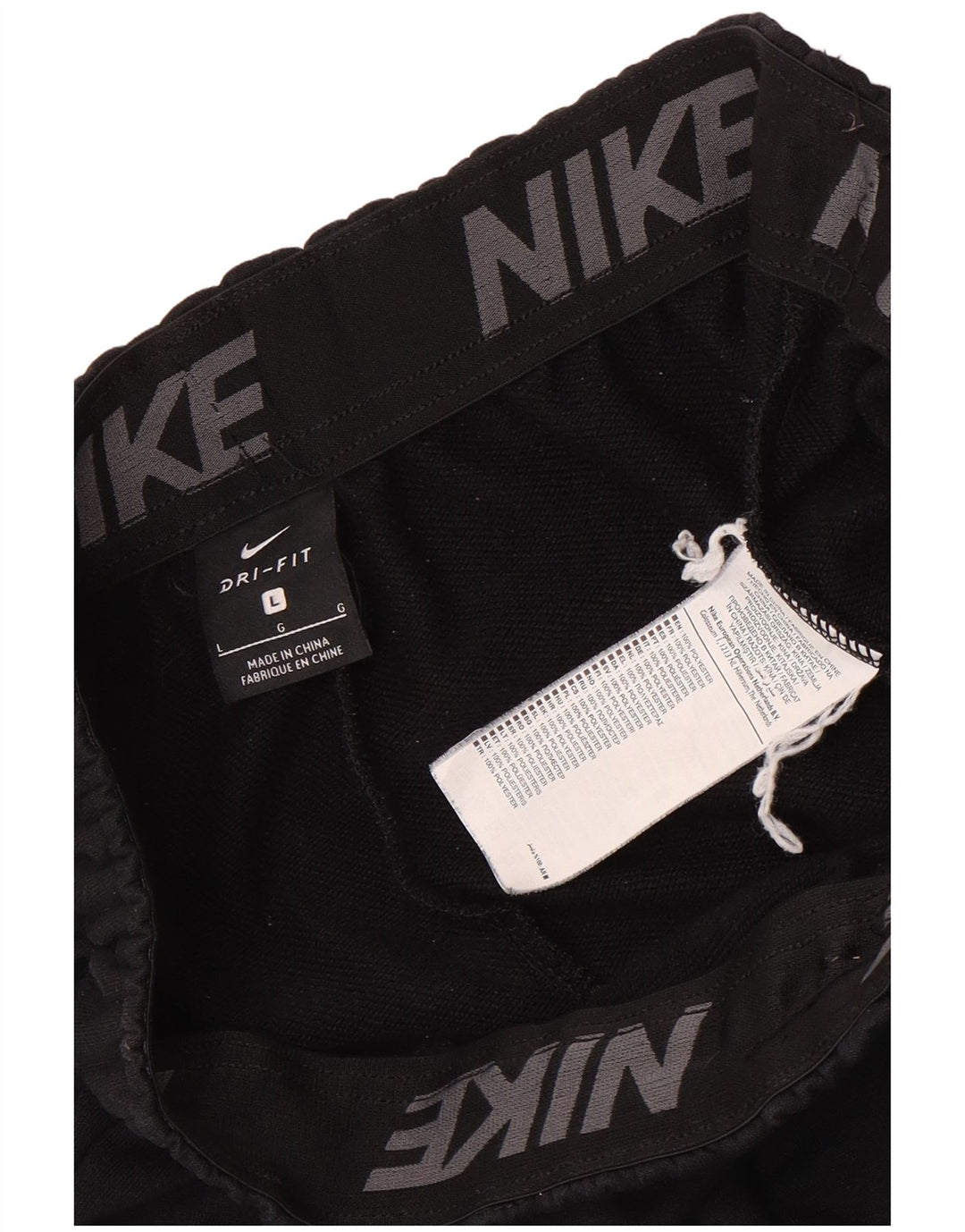 Pantaloni da tuta Nike Dri Fit da uomo, pantaloni da jogging, grandi, in poliestere nero