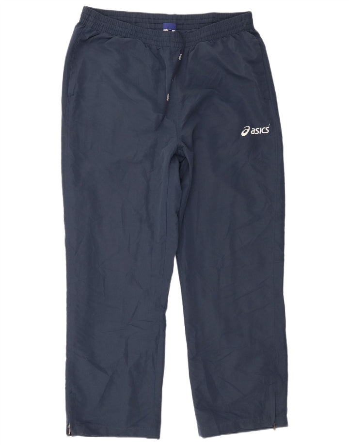 Pantaloni della tuta da ragazzo Asics 15-16 anni 3XL poliestere blu navy