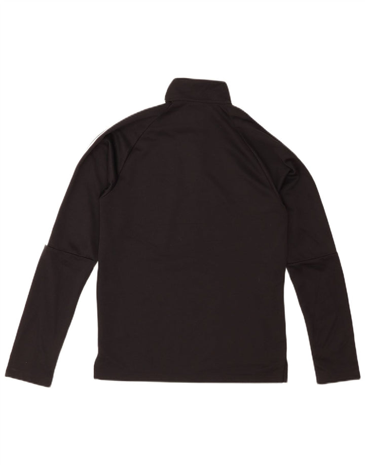 ADIDAS Mens Climalite Zip Neck Pullover Tracksuit Top Small Black