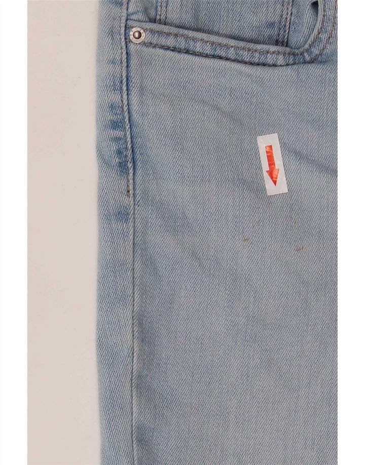 Pantaloncini di jeans a vita alta Levi's 724 da donna W26 piccoli in cotone blu