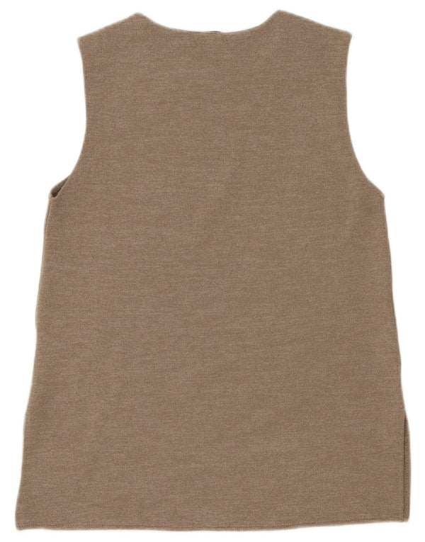 Canotta Donna Zara UK 10 Piccola Beige