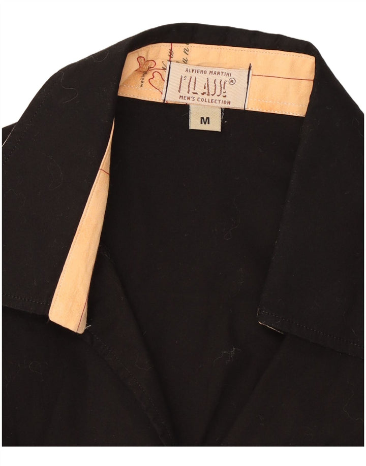 Camicia da donna ALVIERO MARTINI UK 12 cotone nero medio