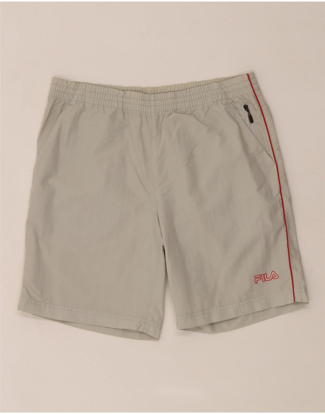 Pantaloncini sportivi da uomo Fila Small grigi in poliammide