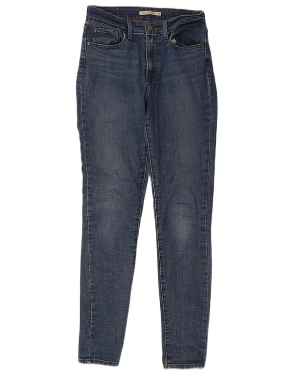 Jeans skinny a vita alta Levi's 721 da donna W28 L32 in cotone blu