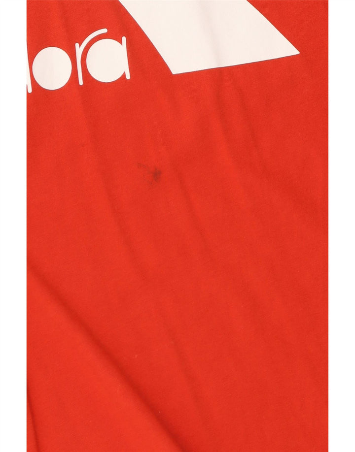 T-shirt grafica da uomo Diadora Top Small Rossa
