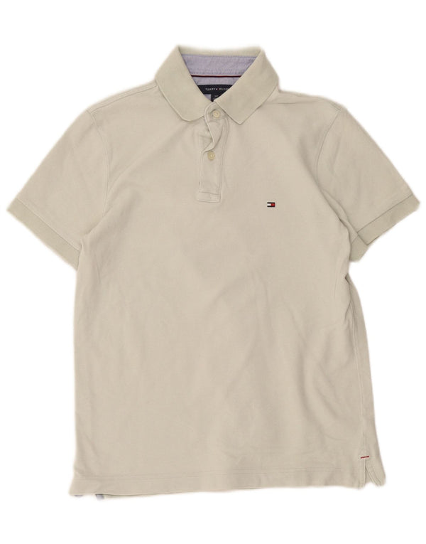 Polo da uomo Custom Fit Tommy Hilfiger piccola in cotone verde