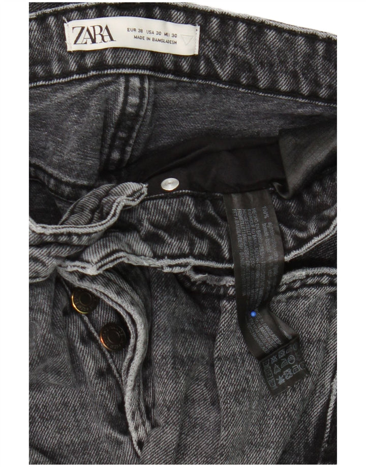 Jeans slim da uomo Zara EU 38 Small W30 L26 Cotone grigio