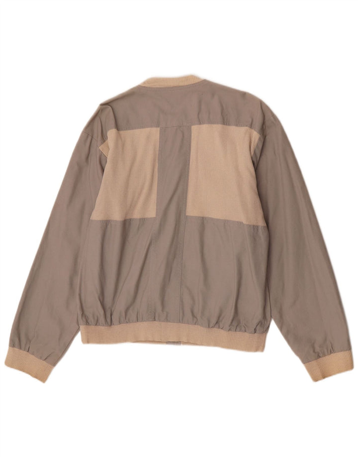 Giubbotto bomber vintage da uomo UK 40 grande color grigio