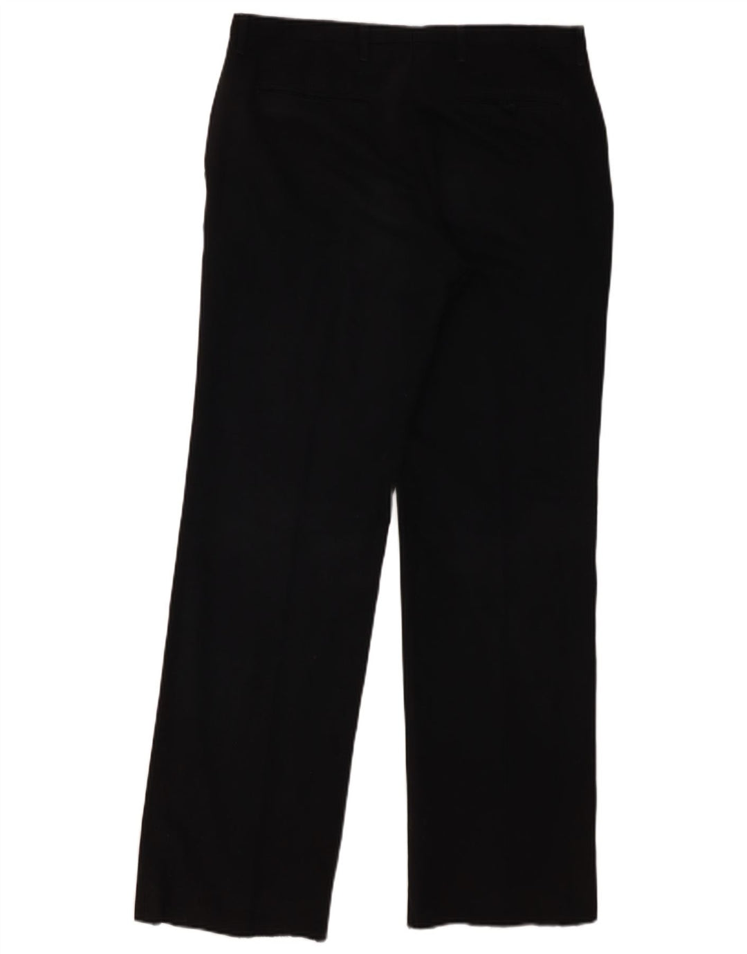 Pantaloni chino dritti da uomo Zara EU 42 Large W32 L32 poliestere nero