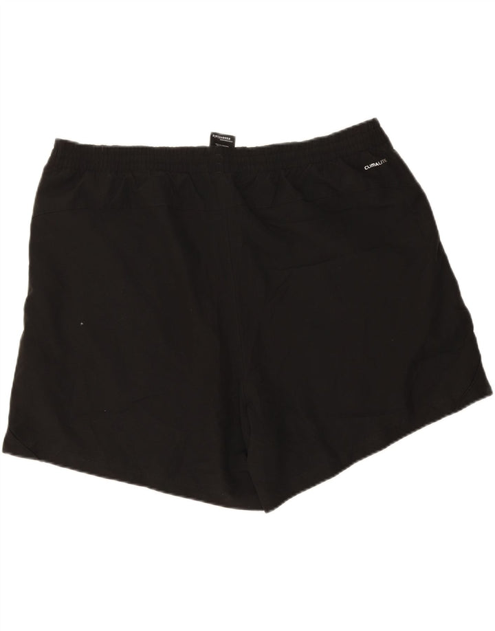 ADIDAS Mens Climalite Sport Shorts 2XL Black Polyester Vintage Adidas and Second-Hand Adidas from Messina Hembry 