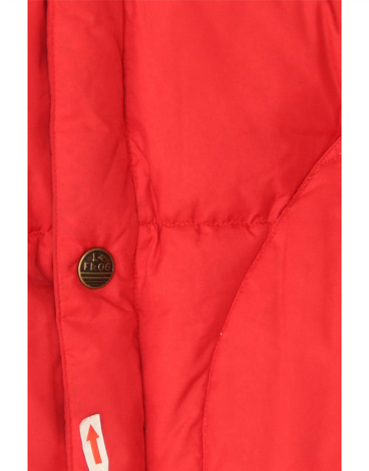 Giacca imbottita da uomo Le Frog UK 38 Medium Red Poliammide
