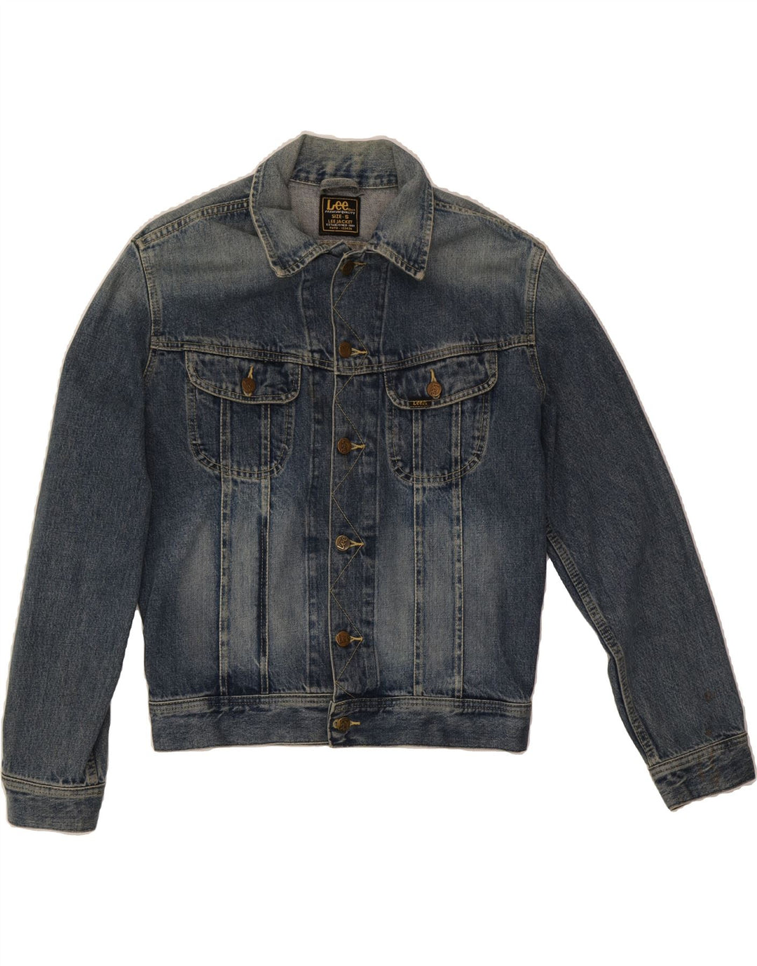 LEE Womens Denim Jacket UK 10 Small Blue Cotton Vintage Lee and Second-Hand Lee from Messina Hembry 
