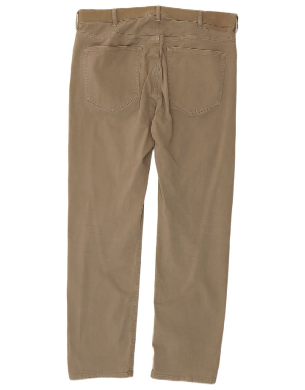 Pantaloni casual dritti da uomo Gant W34 L32 cotone kaki