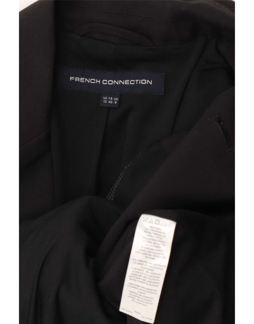 Giacca blazer doppiopetto da donna French Connection UK 12 Grigio medio