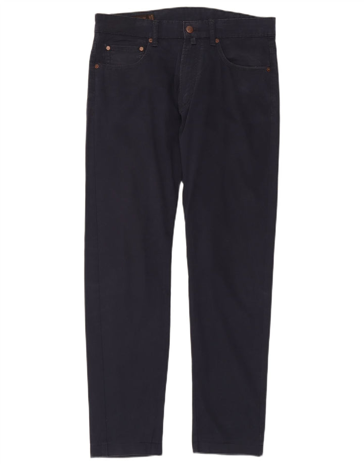 Pantaloni casual slim da uomo Marlboro Classics W32 L31 Blu navy