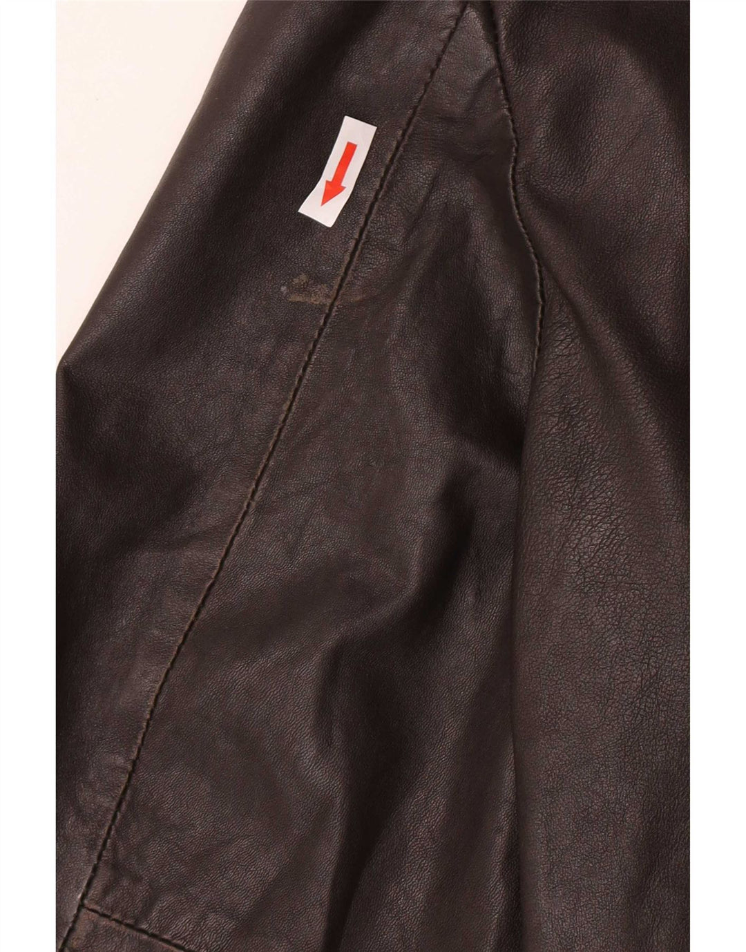 Giacca in pelle militare da uomo Superdry UK 42 XL Marrone