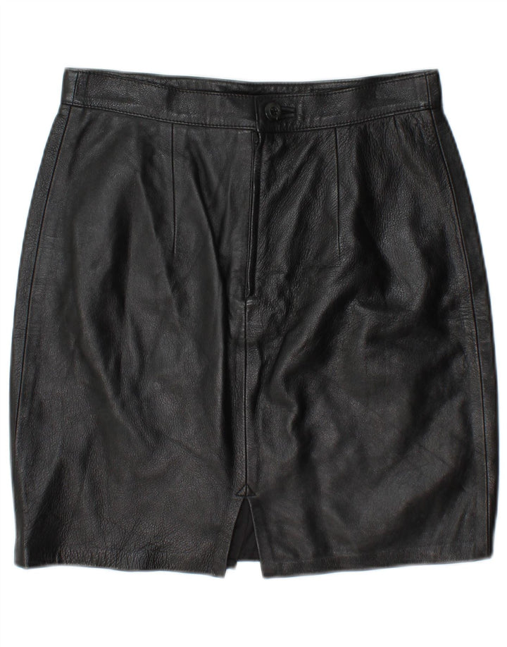 MARY ALBERT Gonna in pelle da donna IT 44 media W28 Pelle nera