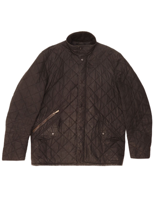 Giacca trapuntata da uomo Barbour UK 40 grande nera