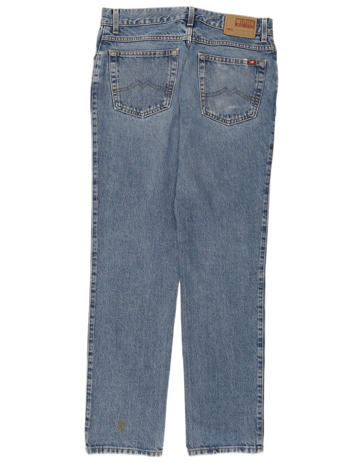 Mustang Jeans dritti da uomo W33 L30 in cotone blu