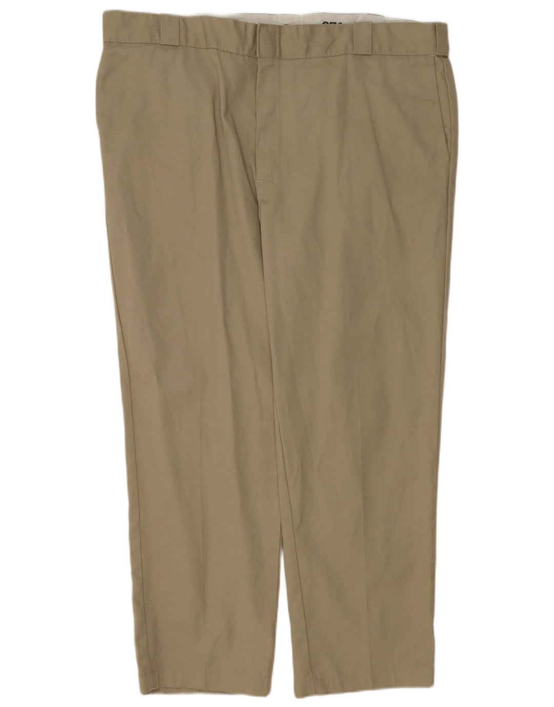 DICKIES Mens 874 Straight Chino Trousers W44 L30 Khaki Polyester