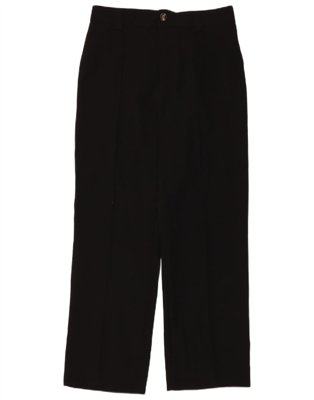 Pantaloni chino con pegging da donna Zara grandi W32 L32 poliestere nero