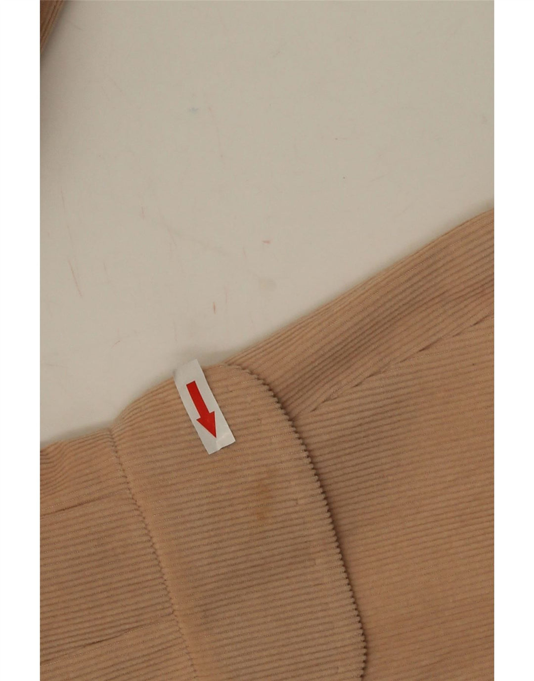 Giacca blazer da donna in velluto a coste a 1 bottone Max Mara UK 12 Cotone beige medio